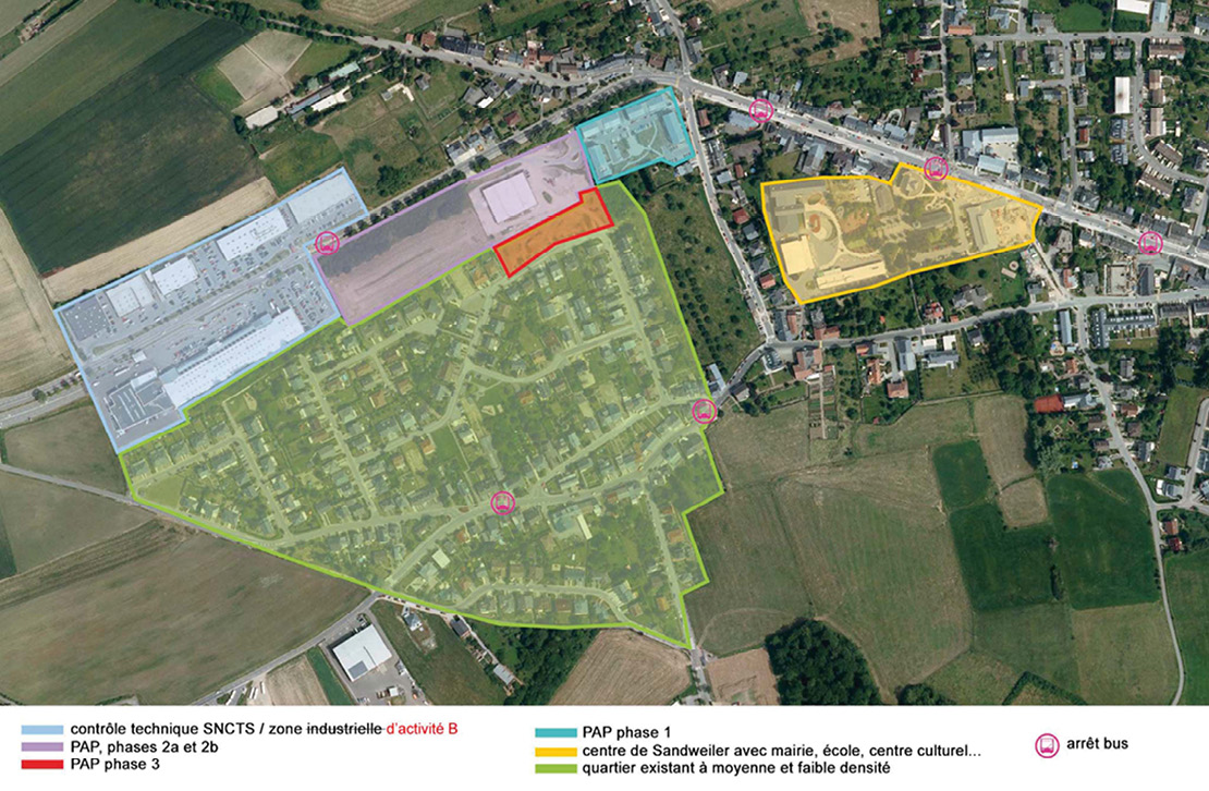 5 plan d’aménagement particulier «Am Schrendel» à Sandweiler en associaton avec TEISEN-GIESLER architectes