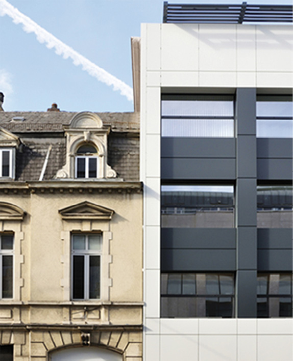 3 rénovation immeuble Radbury à Luxembourg, en collaboration avec Studio Deutsch