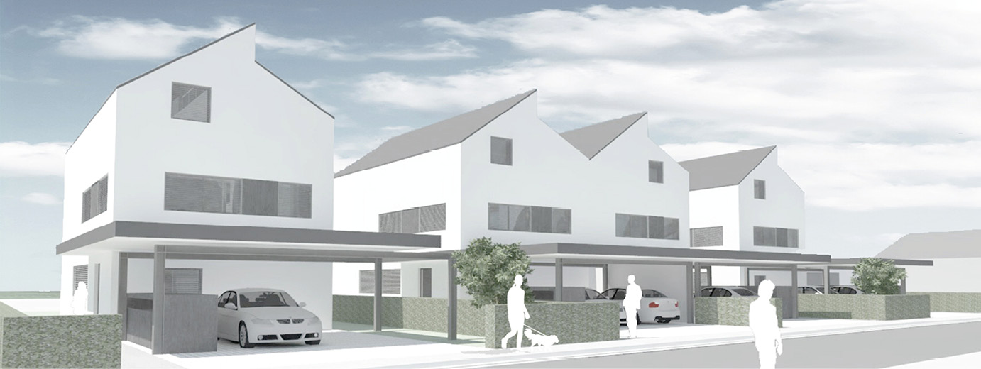 4 Construction de 4 maisons passives à Baschleiden