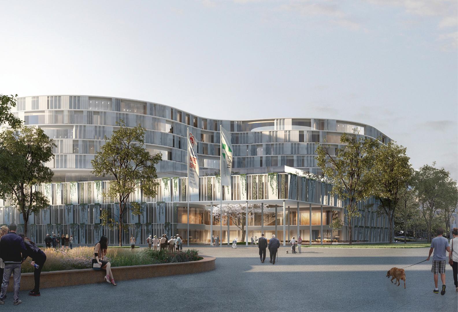 1 Centre Hospitalier de Luxembourg, concours avec Nickl & Partner Architekten Munich
